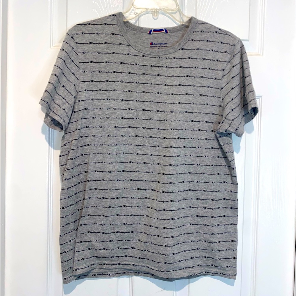 Champion grey tshirt.  Size M